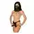 LE5568 Halbmaske aus Leder mit MundöffnungLE5568 Leather half mask with mouth opening - LE5568 Leather half mask with mouth opening
