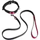 LE5865 Necklace with leather leash - LE5865 Halsband mit Leder Leine