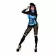 Datex Bluse mit Latex-Optik - Verführerischer Chic Ledapol 9308